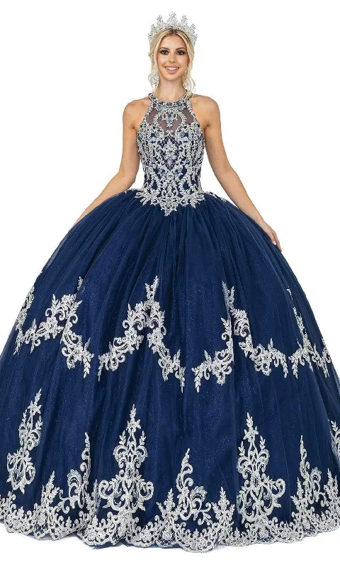 Act Now Dancing Queen - 1607 Halter Cutout Corset Ballgown
