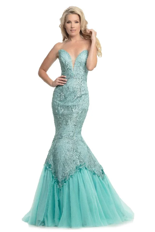 Shop and Save Johnathan Kayne - Embellished Strapless Mermaid Evening Mermaid Gown 9001 Shop and Save Johnathan Kayne - Embellished Strapless Mermaid Evening Mermaid Gown 9001