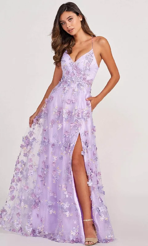 Time-Limited Offer Colette for Mon Cheri CL2056 - Floral A line Prom Dress