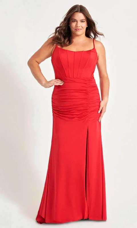 Year-End Sale Faviana 9544 - Sleeveless Corset Bodice Prom Gown