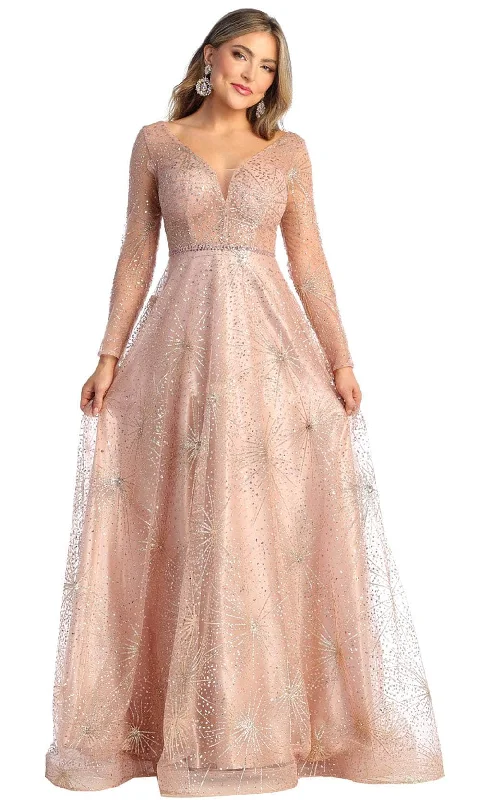 Special Discount May Queen RQ7958 - Beaded Sheer Evening Dress