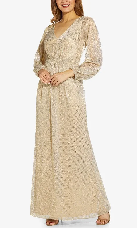 Act Fast Adrianna Papell AP1E209111 - Formal Glittered Modest Long Gown