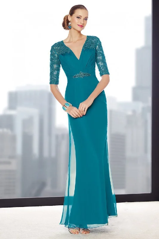 Deal Alert Alyce Paris Mother Of The Bride 29711 V-Neck Chiffon and Lace Evening Gown