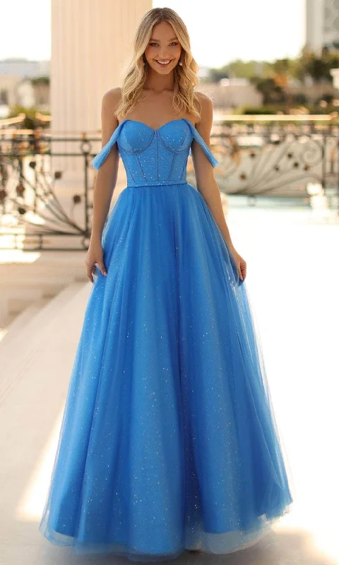 Epic Deals Clarisse 810505 - Fit and Flare A-line Off Shoulder Gown