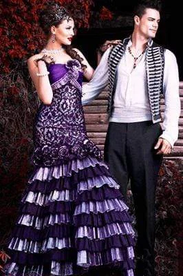 Savings Event MNM Couture Strapless Pleated Floral Layered Mermaid Gown KH060 - 1 pc Purple/Silver In Size 18 Available Savings Event MNM Couture Strapless Pleated Floral Layered Mermaid Gown KH060 - 1 pc Purple/Silver In Size 18 Available