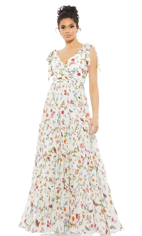 Lowest Price Ieena Duggal - 70198I V-Neck Floral A-Line Dress