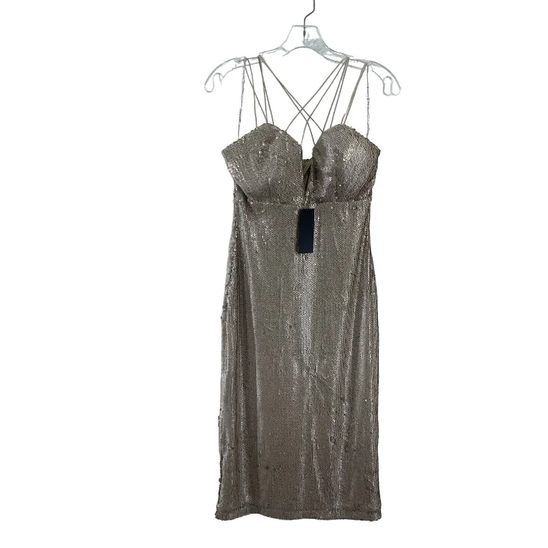 Reduced Prices Rare London Gold Sequined Strappy Party Dress Women’s XL Plus Size New with Tags