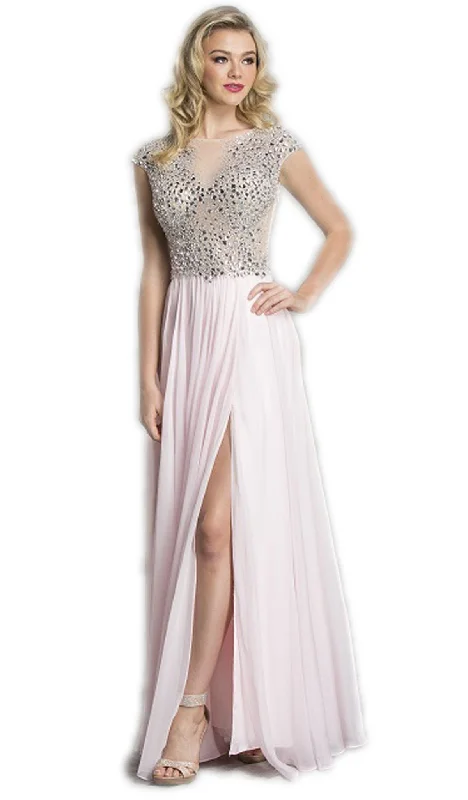 Early Access Aspeed Design - Crystal Embellished A-Line Evening Dress