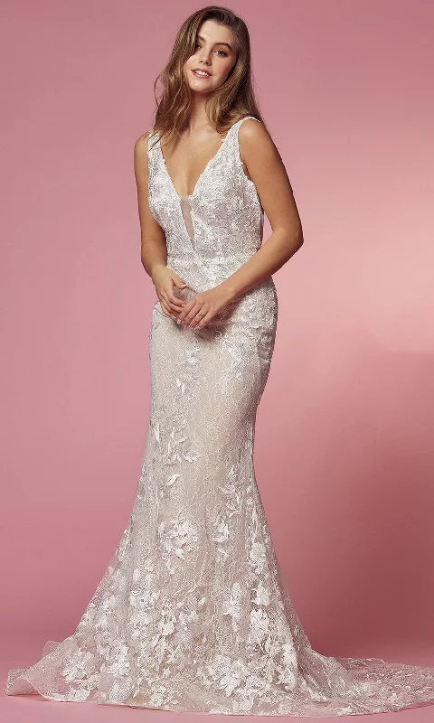 Value Deals Nox Anabel Bridal JW908 - Embroidered Long Bridal Gown