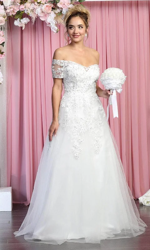 Now or Never May Queen Bridal RQ7912 - Soft Tulle Beaded Bridal Dress