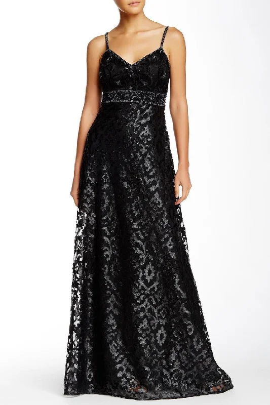 Price Fest Sue Wong W5200 Embellished V-Neck Evening Dress