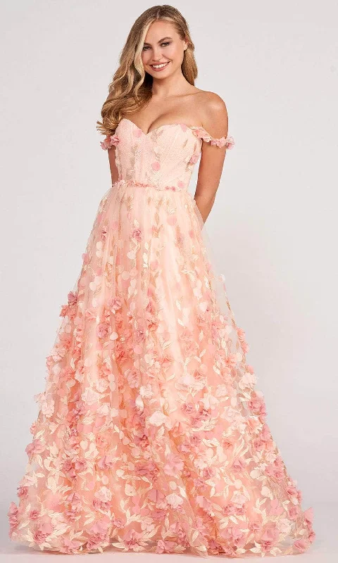 Extra Savings Colette for Mon Cheri CL2057 - 3D Floral Appliqued A-line Gown