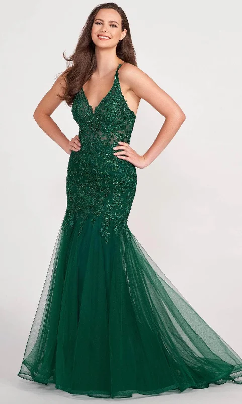 Today’s Deal Ellie Wilde EW34099 - Stone accent Sleeveless Evening Dress