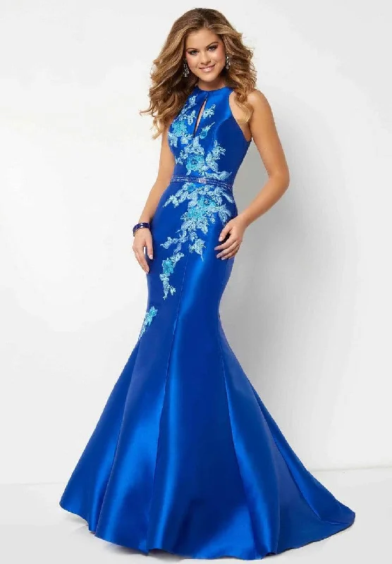 Price Reduction Studio 17 - Floral Embroidered Cutout Bodice Gown 12687