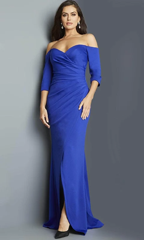 Referral Discount Jovani 09421 - Sweetheart Quarter Sleeve Evening Dress