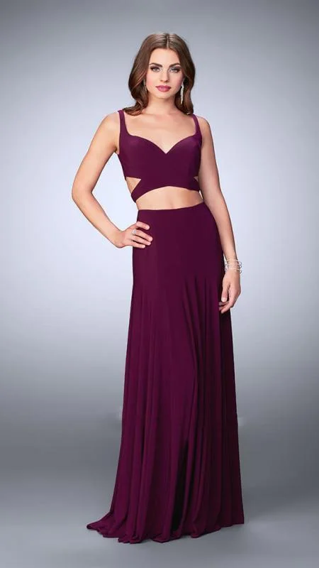 Act Fast La Femme - 23986 Sultry Sleeveless Sweetheart Jersey Dress