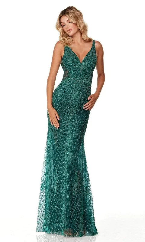 Lowest Price Alyce Paris - 61199 Glitter Detailed Gown