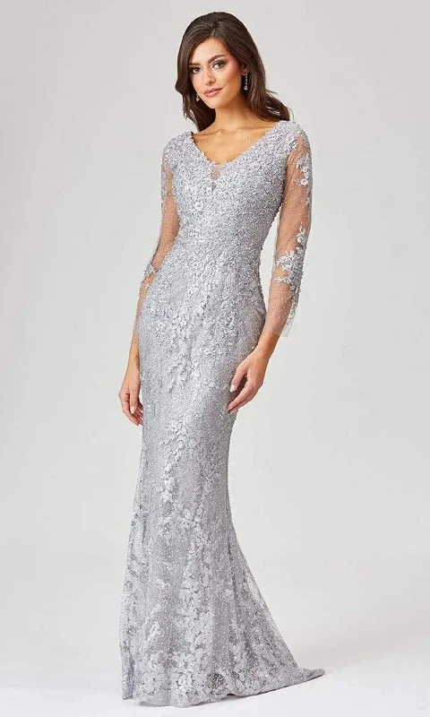 Super Bargain Lara Dresses - 29473 Bead-Ornate Embroidered Illusion Sheath Gown