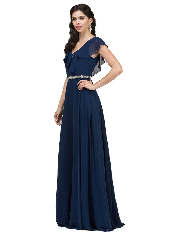 Limited Stock Dancing Queen Butterfly Sleeve Wrap Gown 2072