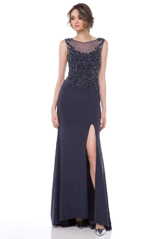 Extra Savings Marsoni by Colors - Beaded Baroque Illusion Gown M155 - 1 pc Charcoal Grey In Size 12 Available Extra Savings Marsoni by Colors - Beaded Baroque Illusion Gown M155 - 1 pc Charcoal Grey In Size 12 Available