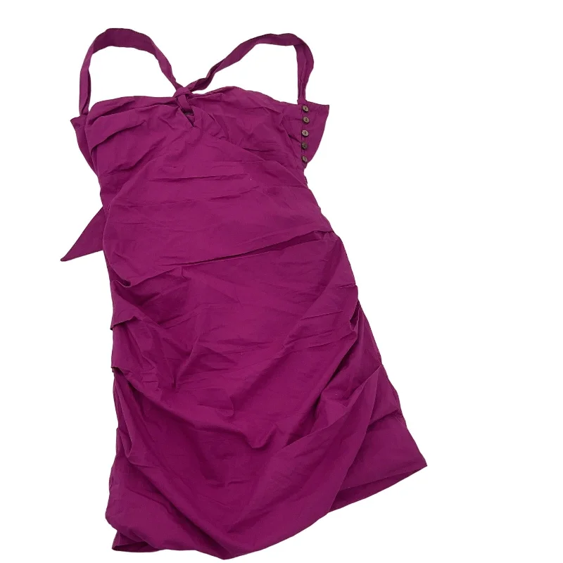 Major Savings Free People Women's Purple Bodycon Dress M - Cotton, Short, Preowned