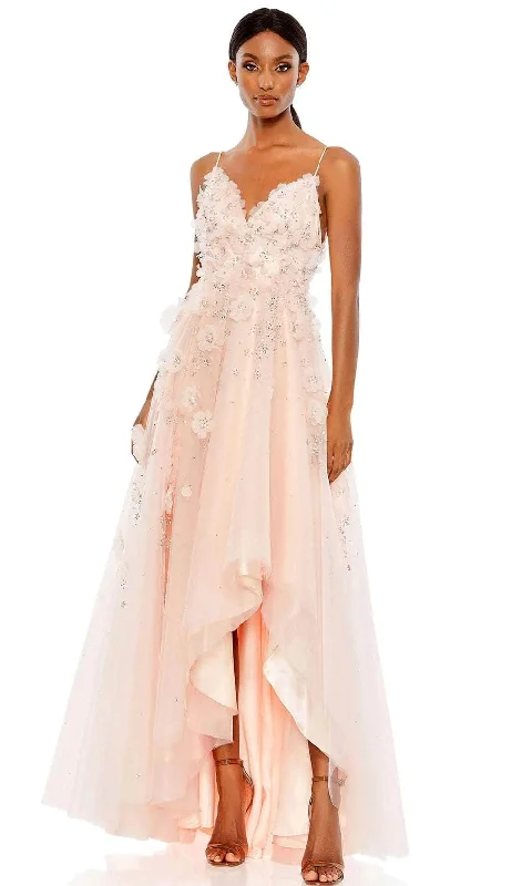 Deal Mania Mac Duggal 11292 - Sleeveless 3D Floral Applique Prom Dress