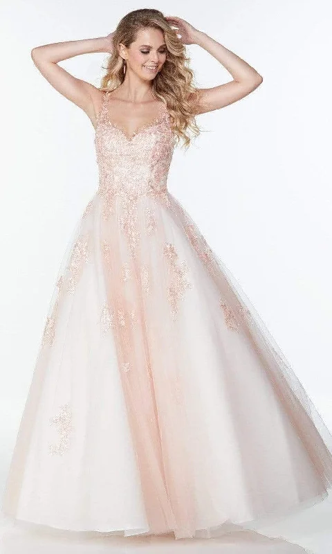 Exclusive Preview Alyce Paris - 61079 Lace Ornate Sweetheart Gown