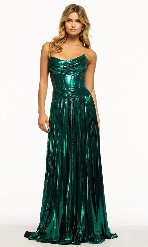 Savings Bonanza Sherri Hill 56020 - Cowl Corset Gown
