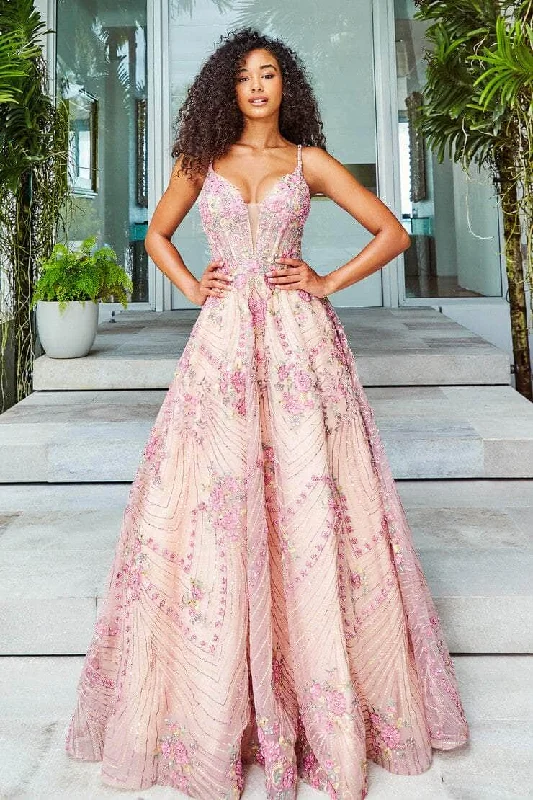 Today's Special Colette for Mon Cheri CL12279 - Floral Lace Prom Dress