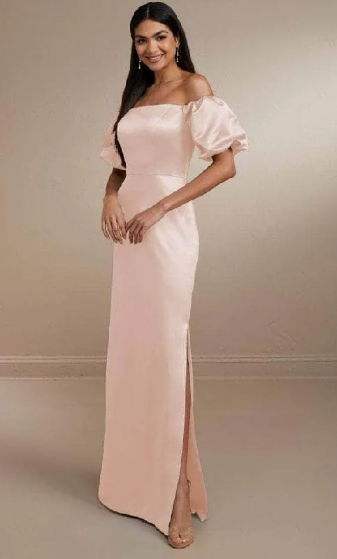 Discount Extravaganza Christina Wu Celebration 22163 - Off Shoulder Satin Gown
