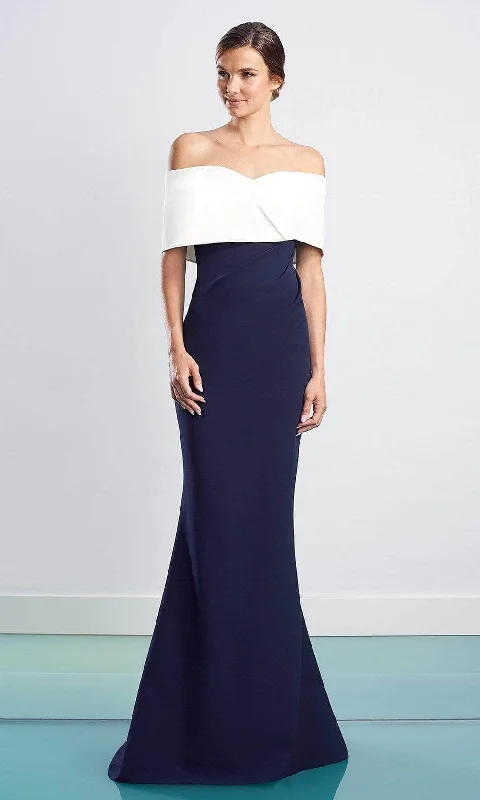 Value Deals Alexander by Daymor - Off Shoulder Sheath Evening Dress 1471