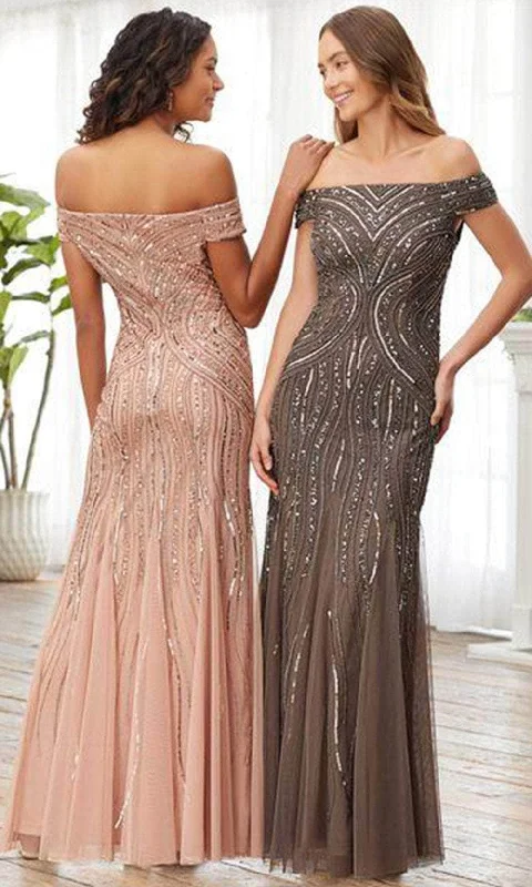 Deal Alert Adrianna Papell Platinum 40370 - Embellished Evening Dress