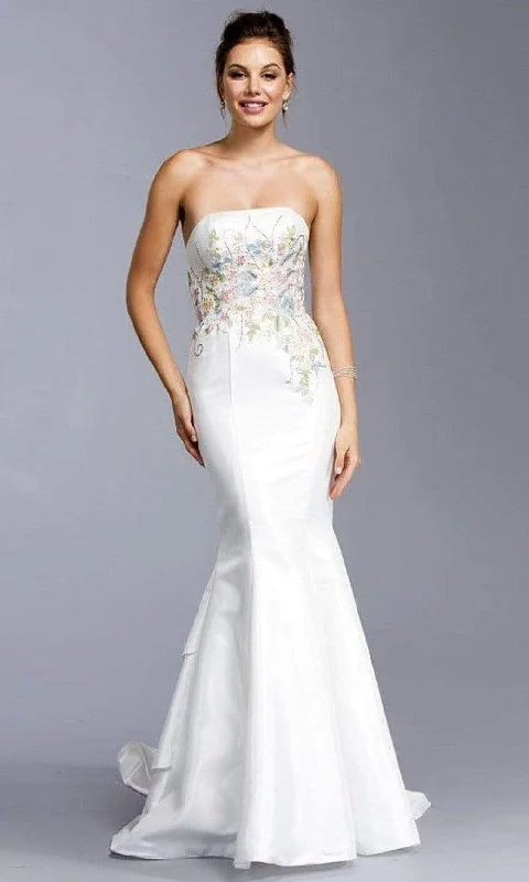 Midnight Madness Aspeed Bridal - L1914 Multi Colored Embroidery Wedding  Dress