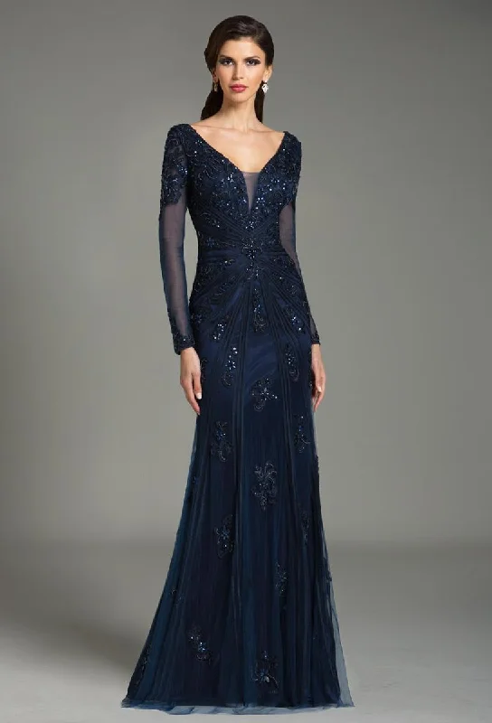 Great Deals Feriani Couture Sequined Sheer Evening Gown 26217
