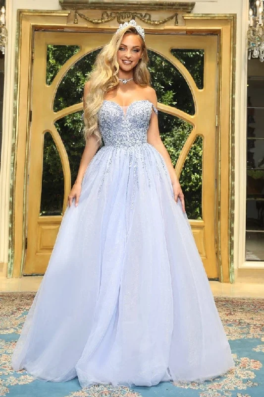 Buy Now Portia and Scarlett - PS22917 Sweet Flowy Off Shoulder A-Line Dress