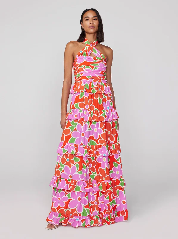 Online Only Romily Floral Print Maxi Dress