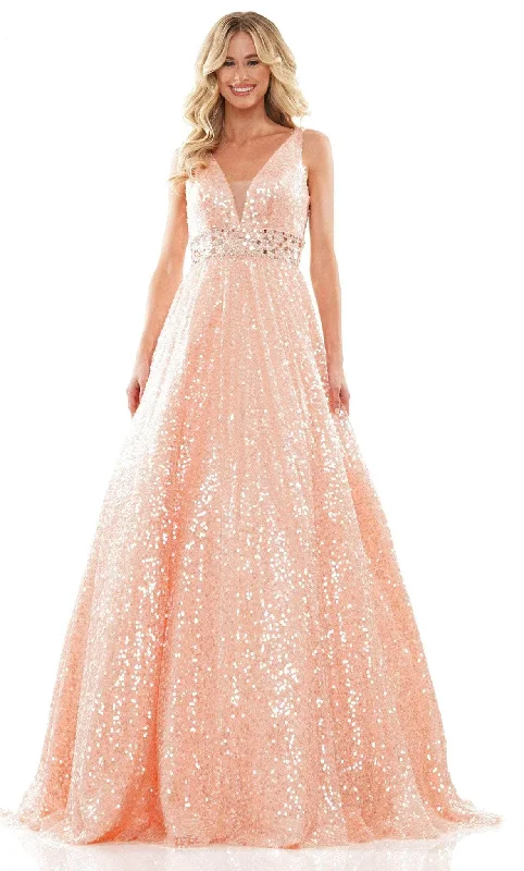 New Arrival Colors Dress 2967 - Beaded A-Line Prom Gown