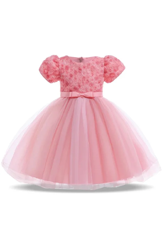 Year-End Sale Girl Kids Party Dress Baby Petal Princess Birthday Wedding Gown Clothes Short Sleeve Evening Pageant Children Costume Year-End Sale Girl Kids Party Dress Baby Petal Princess Birthday Wedding Gown Clothes Short Sleeve Evening Pageant Children Costume
