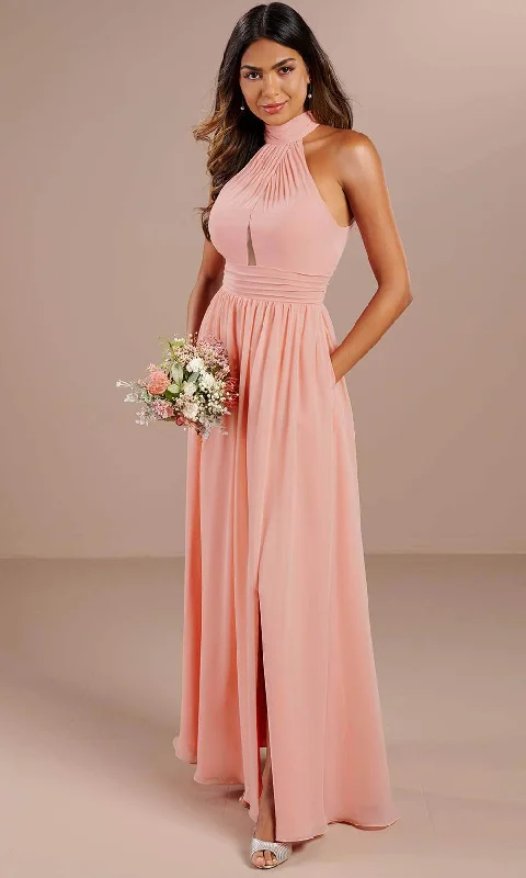 Act Now Christina Wu Celebration 22190 - Halter Neck Pleated Prom Dress