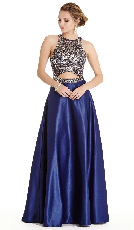 Discount Mania Aspeed Design - Embellished Halter Evening Ballgown