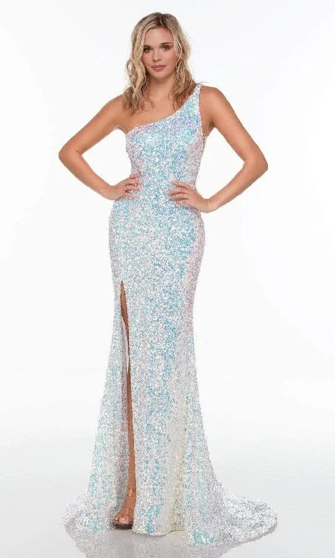 Huge Discounts Alyce Paris - 61114 One Shoulder Sequin Gown