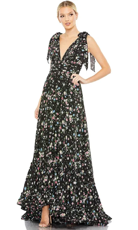 Epic Deals Mac Duggal 50657 - Sleeveless V-Neck A-Line Dress