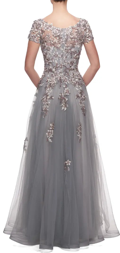 Year-End Sale Other LA FEMME Embroidered &Beaded Ballgown