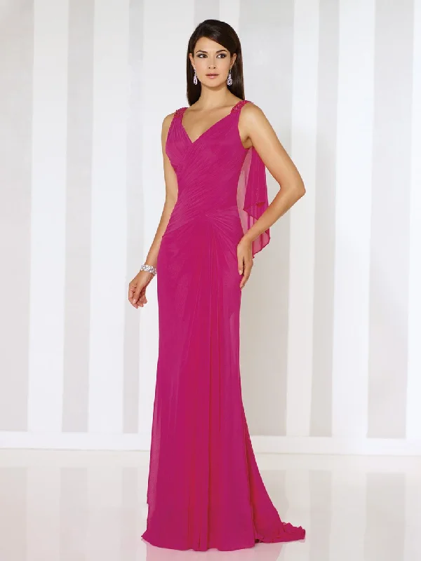 Don’t Miss Out Mon Cheri Sleeveless V-neck Sheath Dress