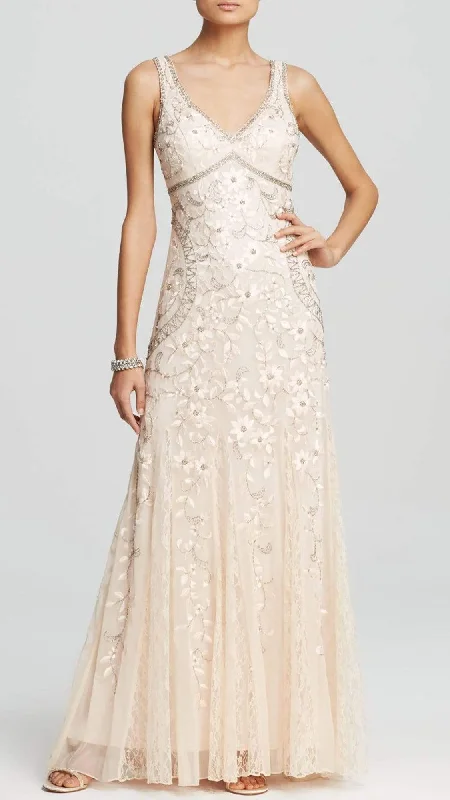 Major Savings Sue Wong Sleeveless Embellished Long Dress N1118 - 1 pc Ivory in Size 6 available Major Savings Sue Wong Sleeveless Embellished Long Dress N1118 - 1 pc Ivory in Size 6 available