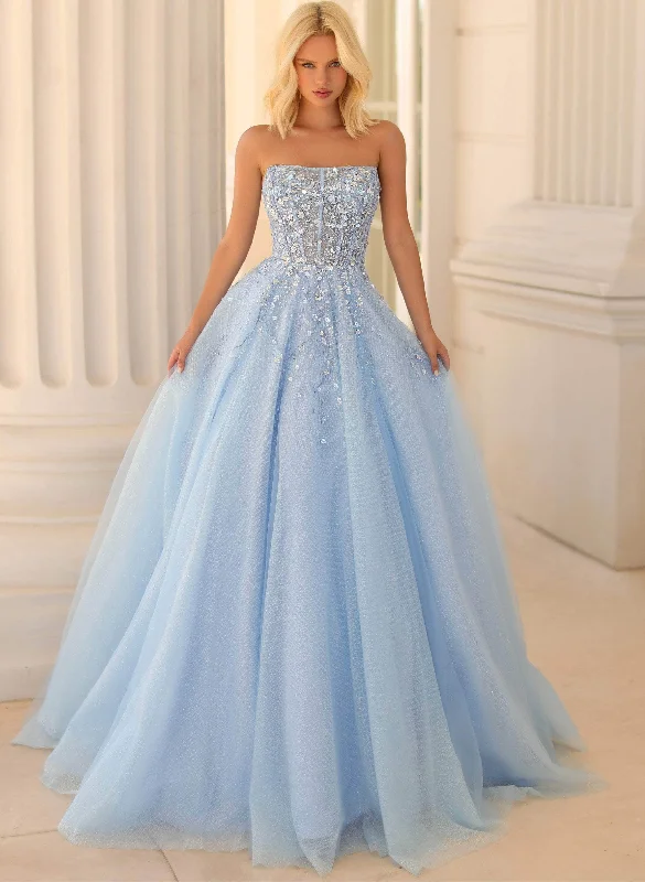 Price Rollback Clarisse 810598 - Strapless Corset Tulle A-line Dress