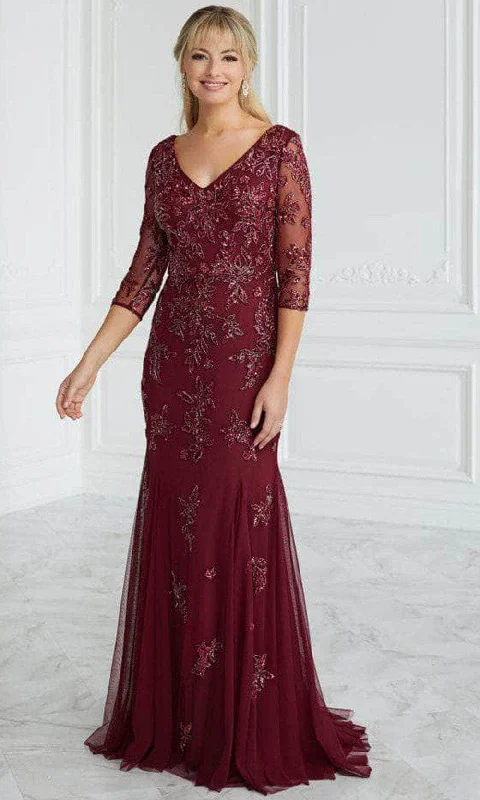 Stock Up and Save Christina Wu Elegance 17088 - Beaded Applique Trumpet Evening Gown Stock Up and Save Christina Wu Elegance 17088 - Beaded Applique Trumpet Evening Gown