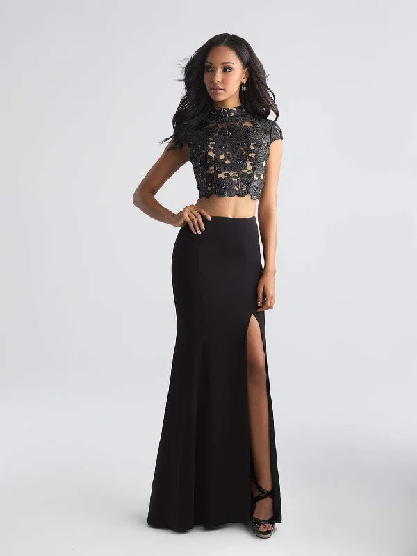 Exclusive Preview Madison James - Two Piece High Neck Evening Gown 18-655 - 1 pc Black in Size 6 Available Exclusive Preview Madison James - Two Piece High Neck Evening Gown 18-655 - 1 pc Black in Size 6 Available