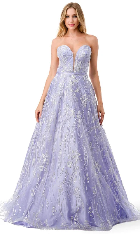 Price Reduction Aspeed Design L2774B - Sweetheart Glitter Prom Dress