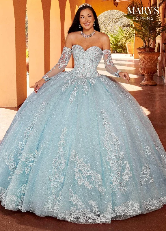 Can't Miss Mary's Bridal MQ2156 - Embroidered Strapless Ballgown